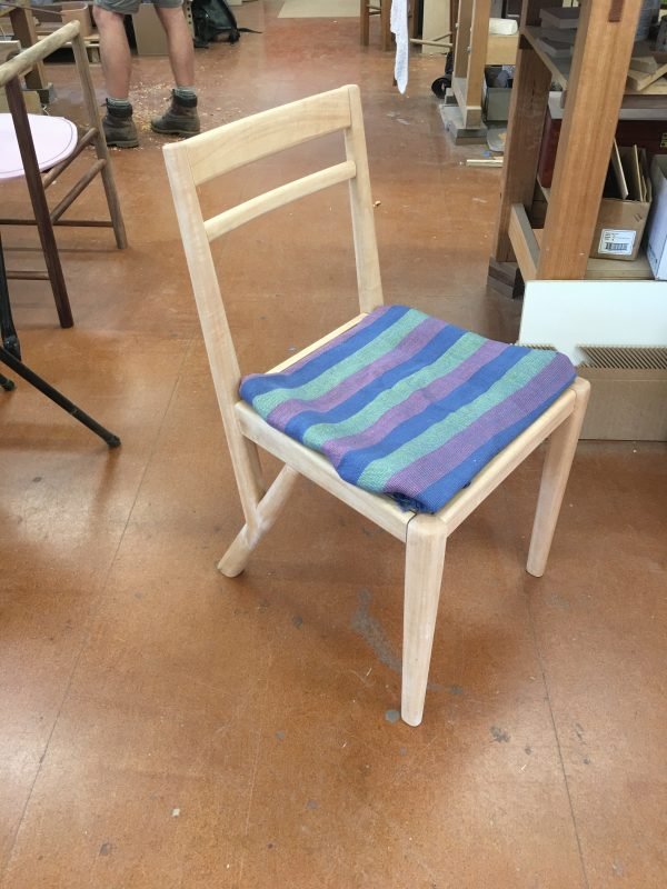 Kitchen chair angled